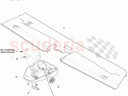 Photo of VERKLEIDUNGSGRUPPE WINDSCHUTZSCHEIBENVERKLEIDUNG EG43 03408…