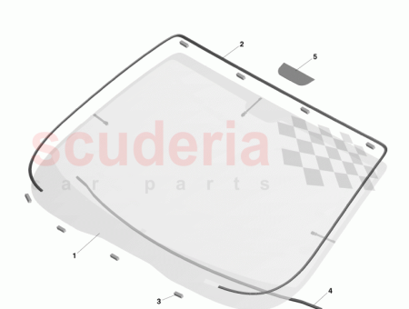 Photo of GLAS FRONT WINDSCHUTZSCHEIBE DG43 76…