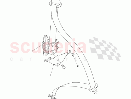 Photo of GURTSCHLOSS SICHERHEITSGURT VORNE 4G43 613K22…