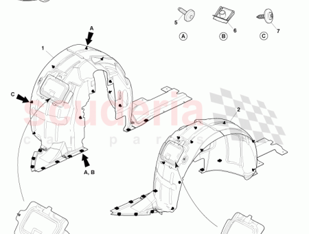 Photo of RADLAUFVERKLEIDUNG VORNE RECHTS AD43 166562…