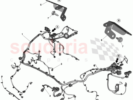 Photo of KABELBAUM MONTAGE VORDERER MOTORRAUM RECHTSLENKER DG43 14290…