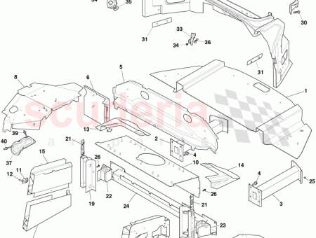 Photo of VERKLEIDUNG HINTERE BODENSEITE AUSSEN LINKS 9G43 L10515…