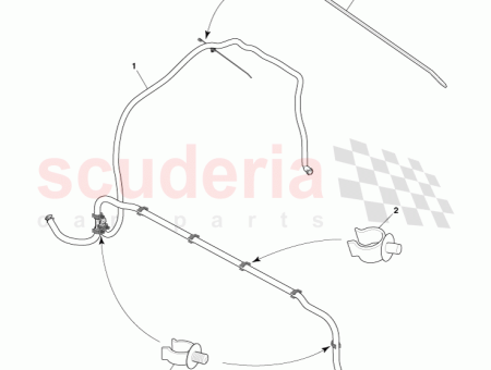 Photo of SCHLAUCHLEITUNG SCHEINWERFERWASCHANLAGE AD23 13C100…