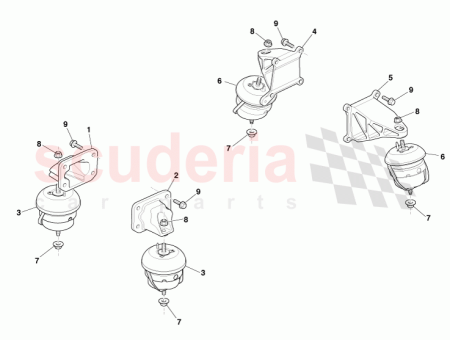 Photo of HALTERUNG ZUM GETRIEBE LINKS…