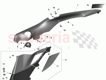 Photo of VERKLEIDUNGSTEIL HINTERER VIERTEL OBEN RECHTE SEITE CG43 31112…