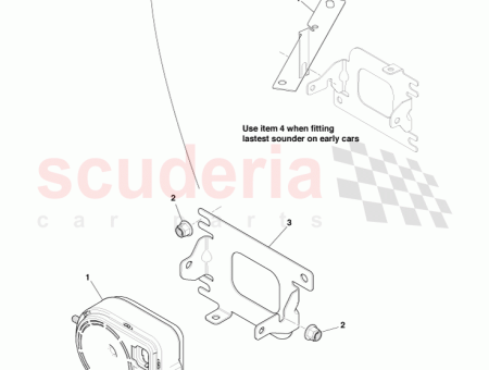 Photo of HALTERUNG F R ZUS TZLICHE SICHERHEITSSIRENE 6G33 13828…