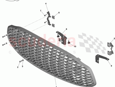 Photo of HALTERUNG K HLERGRILLBEFESTIGUNG LINKE SEITE CY83 8B096…