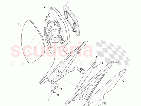 Photo of SPIEGELGLAS LINKE SEITE FLACH 6G43 37…