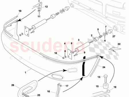 Photo of MONTAGE HINTERE STOSSSTANGE FED 72 150092…