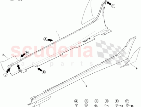 Photo of SCHWELLERVERKLEIDUNG VORNE LINKS AD43 10627…