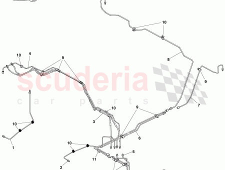 Photo of SCHLAUCH VORDERRADBREMSE RECHTS AD43 2263…