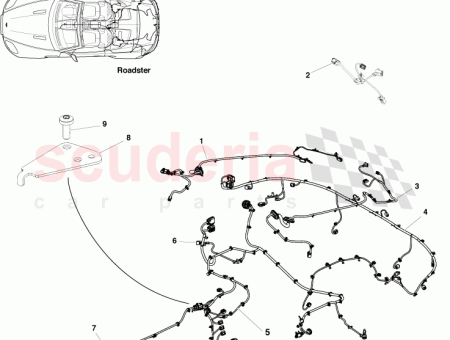 Photo of KABELBAUM HECKKLAPPE LINK 8G33 14A227…