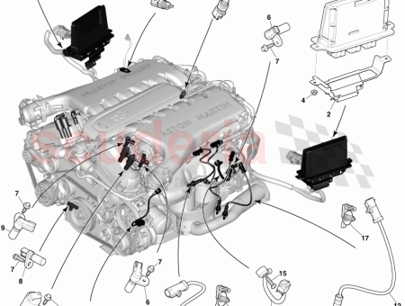 Photo of SENSOR KLOPFSENSOR MOTOR CD33 12A699…