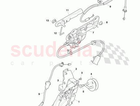 Photo of SCHILDANTRIEBSVERRIEGELUNG LINKE SEITE 4G43 F219B09…