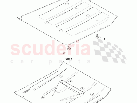 Photo of SCHILD STOSSSTANGE HINTEN FFNUNG 9G43 17C857…