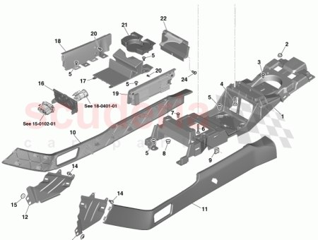 Photo of VERKLEIDUNGSTEIL KONSOLE UNTEN LINKS CD33 67446…