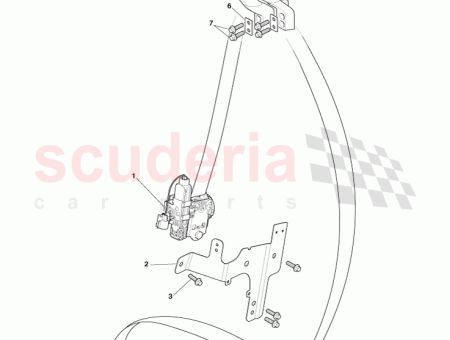 Photo of SICHERHEITSGURT AUFROLLVORRICHTUNG AST BEIFAHRER RECHTSLENKER FLINT 6G33 611B69…