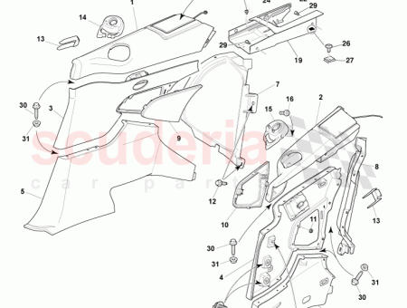 Photo of VERKLEIDUNG KAROSSERIESEITE UNTEN RECHTE SEITE 8G43 L312A06…