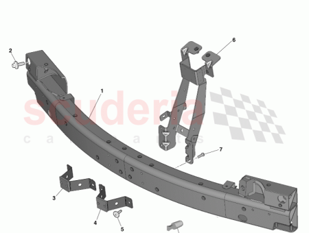 Photo of HALTERUNG STOSSSTANGE INNEN RECHTS DG43 17767…