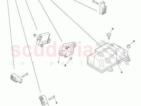 Photo of SENSOR R CKHALTESYSTEM SEITENAUFPRALL DRUCKSENSOR 6G43 37…