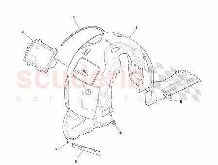 Photo of RADLAUFVERKLEIDUNG VORNE LINKS AD23 166563…
