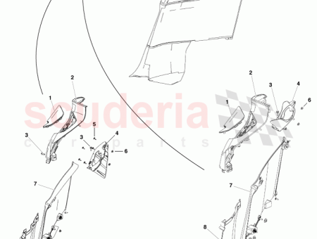 Photo of HALTERUNG RADIO HECKLAUTSPRECHER RECHTE SEITE…