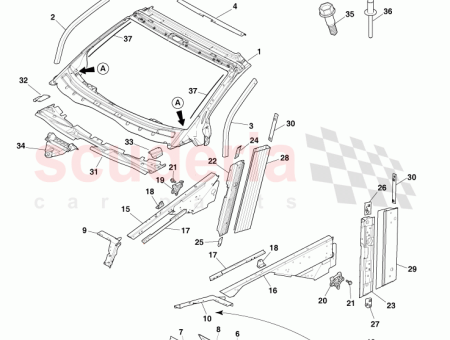 Photo of RAHMEN MONTAGE WINDSCHUTZSCHEIBE EG43 L03014…