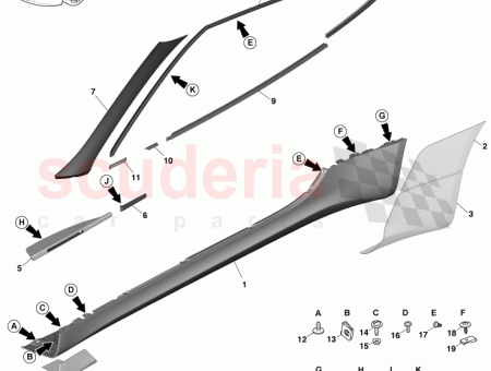 Photo of KLEBEBAND SCHWELLER VORNE LINKE SEITE CY83 10627…