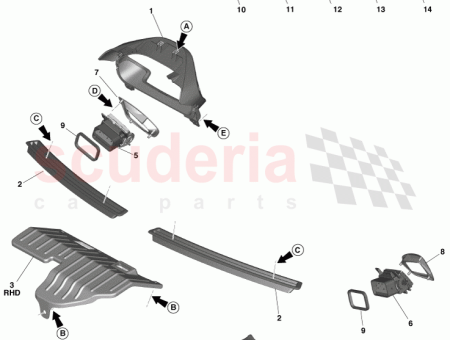 Photo of VERKLEIDUNGSTEIL HUSH RECHTS LINKSLENKER DD33 016C46…