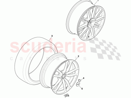 Photo of BADGE WHEEL CENTRE PACK OF 4 HY53 1A096…