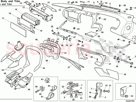 Photo of VERKLEIDUNG VORDERE KONSOLENUMRANDUNG SCHALTER SITZHEIZUNG 80 110861…