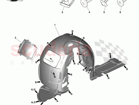 Photo of RADLAUFVERKLEIDUNG VORNE LINKS CY83 166563…