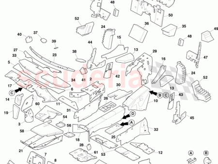 Photo of ISOLIERUNG SCHOTTWAND OBEN SCHALL HINTEN MITTE AD33 C311K66…