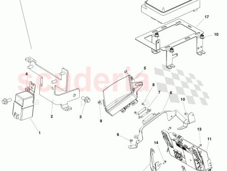 Photo of HINTERER SICHERUNGSKASTEN HALTERUNG ANSCHLUSS 6G33 14A301…