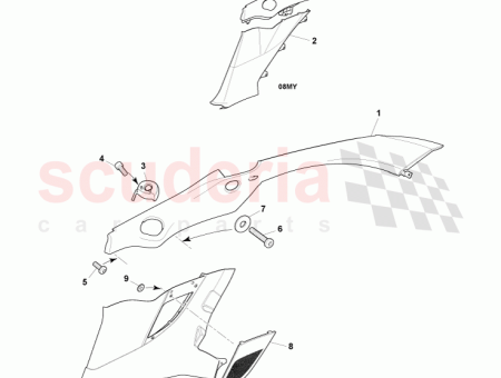 Photo of LAUTSPRECHERGITTER SCHWARZ HINTEN UNTEN RECHTS 9D33 310B08…