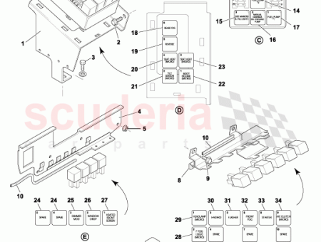 Photo of MONTAGEHALTERUNG HINTERER SICHERUNGSKASTEN 37 121134…