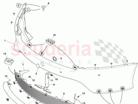 Photo of VERKLEIDUNG MONTAGE FRONT STOSSSTANGE WORLD PDC CG43 17D957…