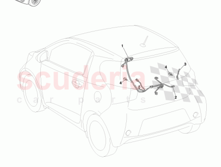 Photo of KABELBAUM HINTERE T R NR 1 RECHTSLENKER 82184…