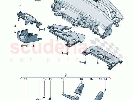 Photo of Filler piece Glove box…