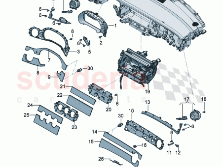 Photo of INSTRUMENTENTAFELVERKLEIDUNG 3SB 858 597…