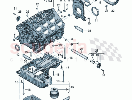 Photo of Engine oil sump upper part also use D…