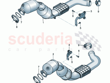 Photo of Exhaust pipe with pre catalyst D 15 04…