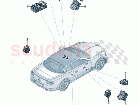 Photo of Switch for rear lid release D 27 04…