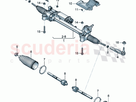 Photo of Steering gear with track rods D 12 09…