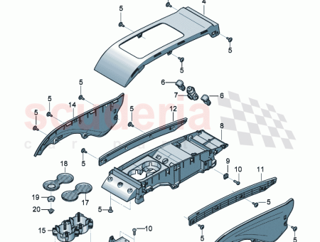 Photo of MITTELKONSOLE OBERER TEIL 3SD 885 994…