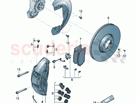 Photo of Gasket set for fixed calliper Contains dust seal…