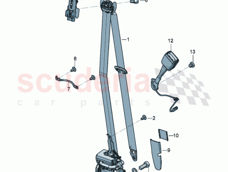 Photo of GURTSCHLOSS MIT WARNKONTAKT 3SE 857 739…