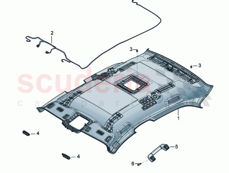 Photo of moulded headlining alcantara D MJ 2022 3SE 867…