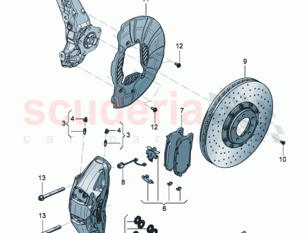 Photo of BREMSSATTEL OHNE BREMSBEL GE…