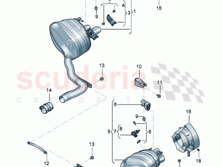 Photo of Rear silencer with exhaust flap D 03 02…